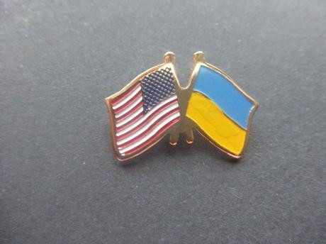 Vlag Amerika-Oekraïne